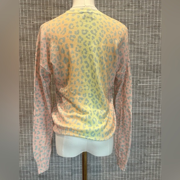 💚 27 Miles Malibu Ombré Leopard Print Sweater 💚 - Picture 2 of 5